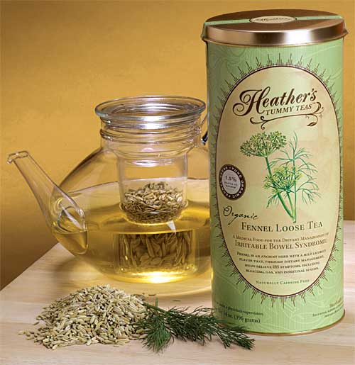 Heather's Organic Fennel Tummy Tea Irritable Bowel Syndrome