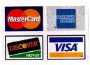 We accept all major credit cards
