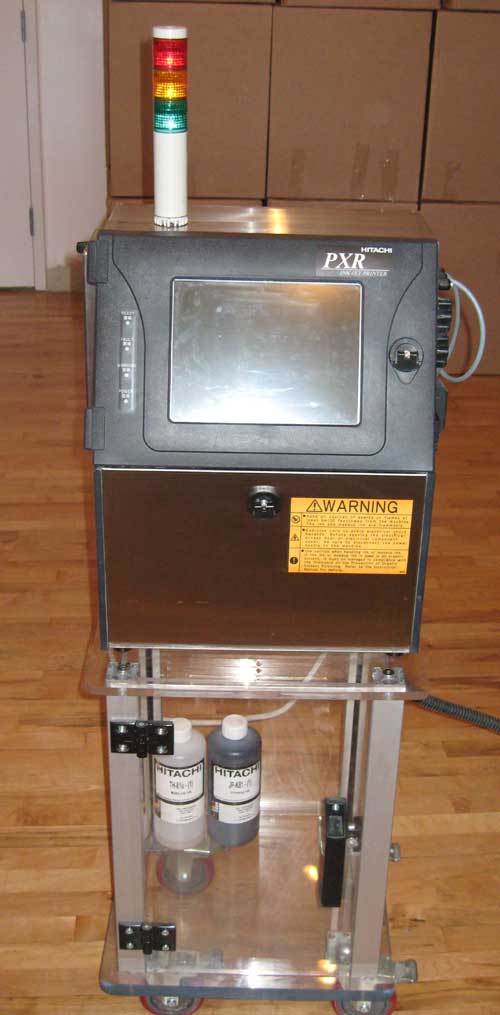 Hitachi Printer and Cart Full View