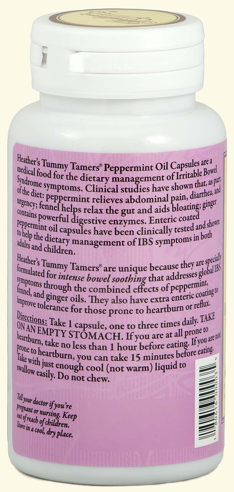 Tummy Tamers Peppermint Oil Caps (2 bottles)