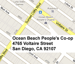 Ocean Beach People's Co-op Map!