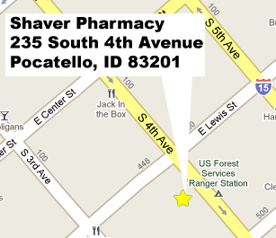 Shaver Pharmacy Map!