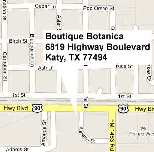 Boutique Botanica Map!