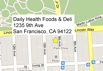 Daily Health Food & Deli Map