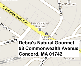 Debra's Natural Gourmet Map!