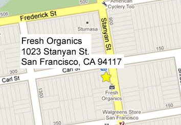Fresh Organics Map