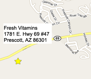 Fresh Vitamins on Hwy 69 Map!