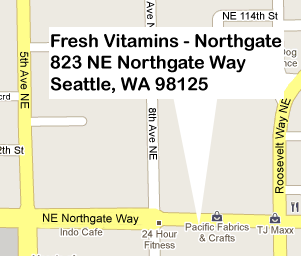 Fresh Vitamins in Northgate Map!