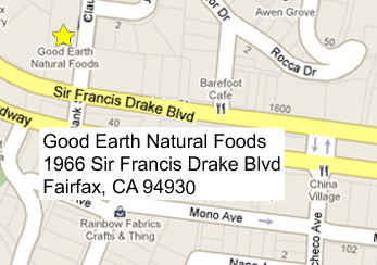 Good Earth Natural Foods Map