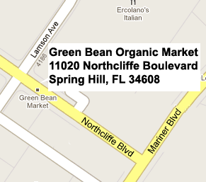Green Bean Organic Market Map!