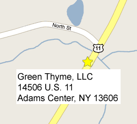 Green Thyme Map!