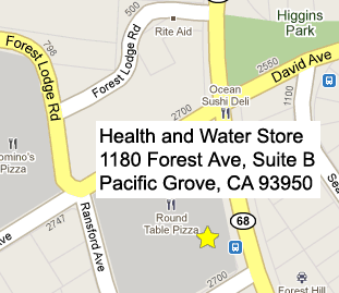 Health & Water Store Map!