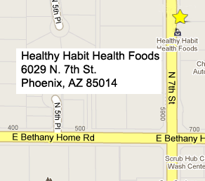 Healthy Habit Health Foods Map!