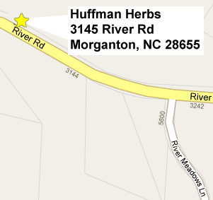 Huffman Herbs Map!