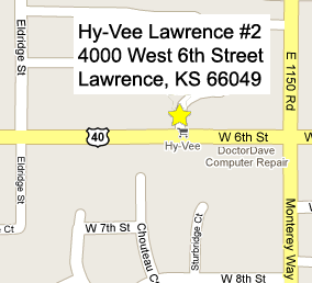 Hy-Vee Lawrence Map!