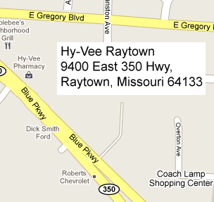 Hy-Vee Raytown Map!