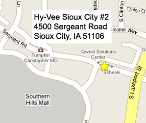 Hy-Vee Sioux City Map!