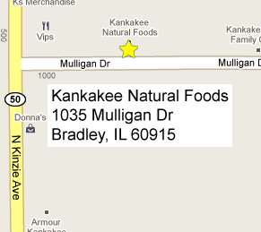 Kankakee Natural Foods Map!