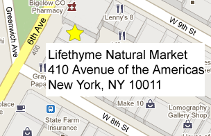 Lifethyme Natural Market Map!