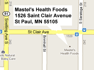 Mastel's Health Foods Map!
