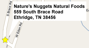 Nature's Nuggets Map!