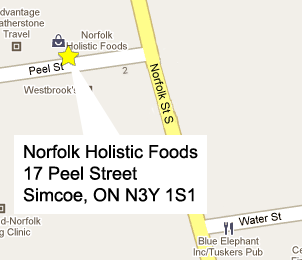 Norfolk Holistic Foods Map!
