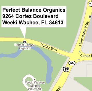 Perfect Balance Organics Map!