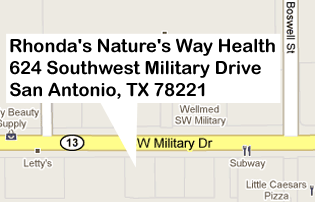 Rhonda's Nature's Way Health Map!